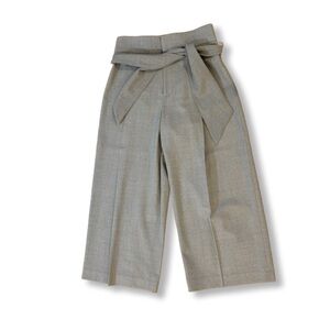 Club Monaco Gray High-Waisted Culottes